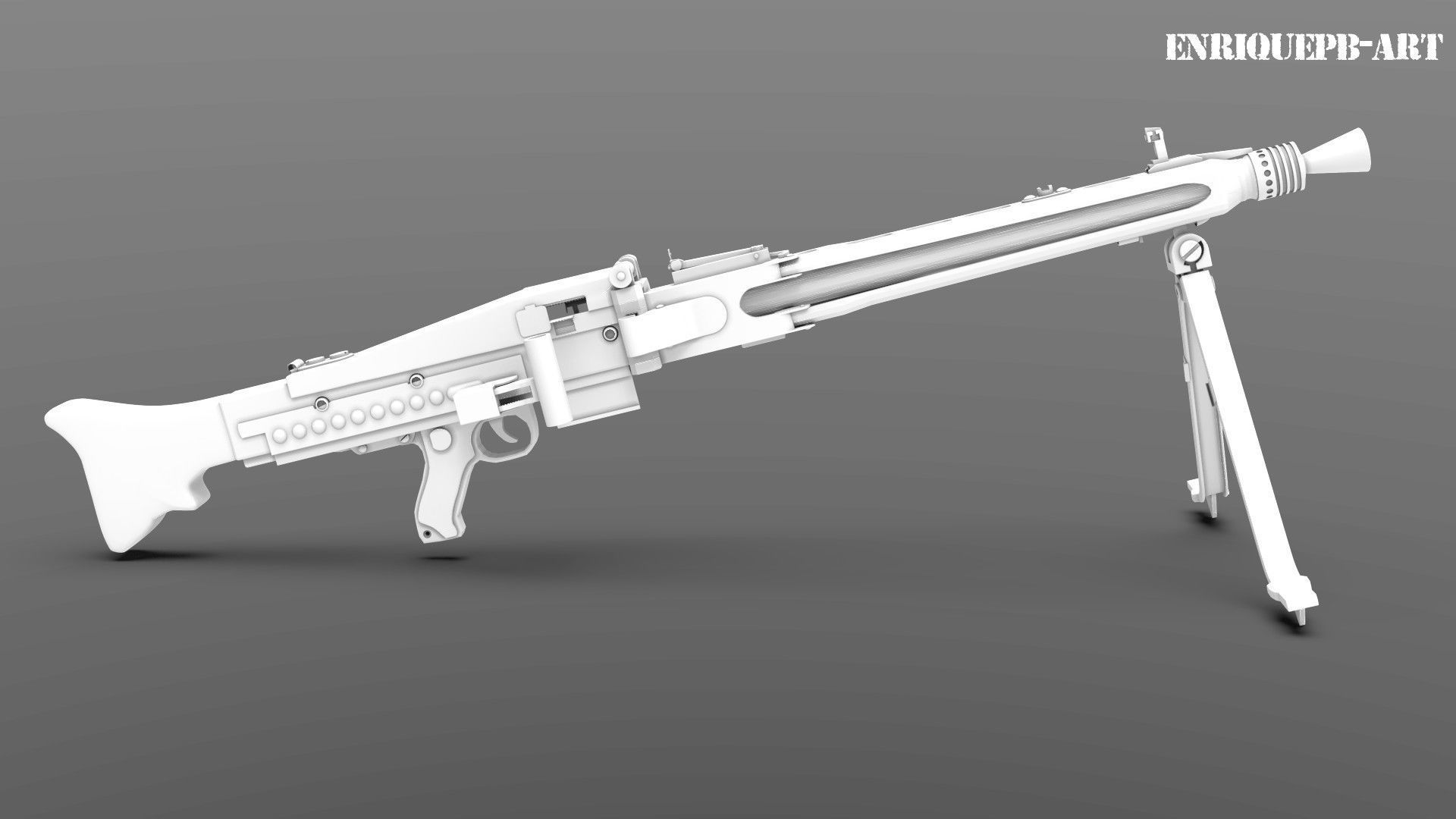MG-42 1942 3D model_19