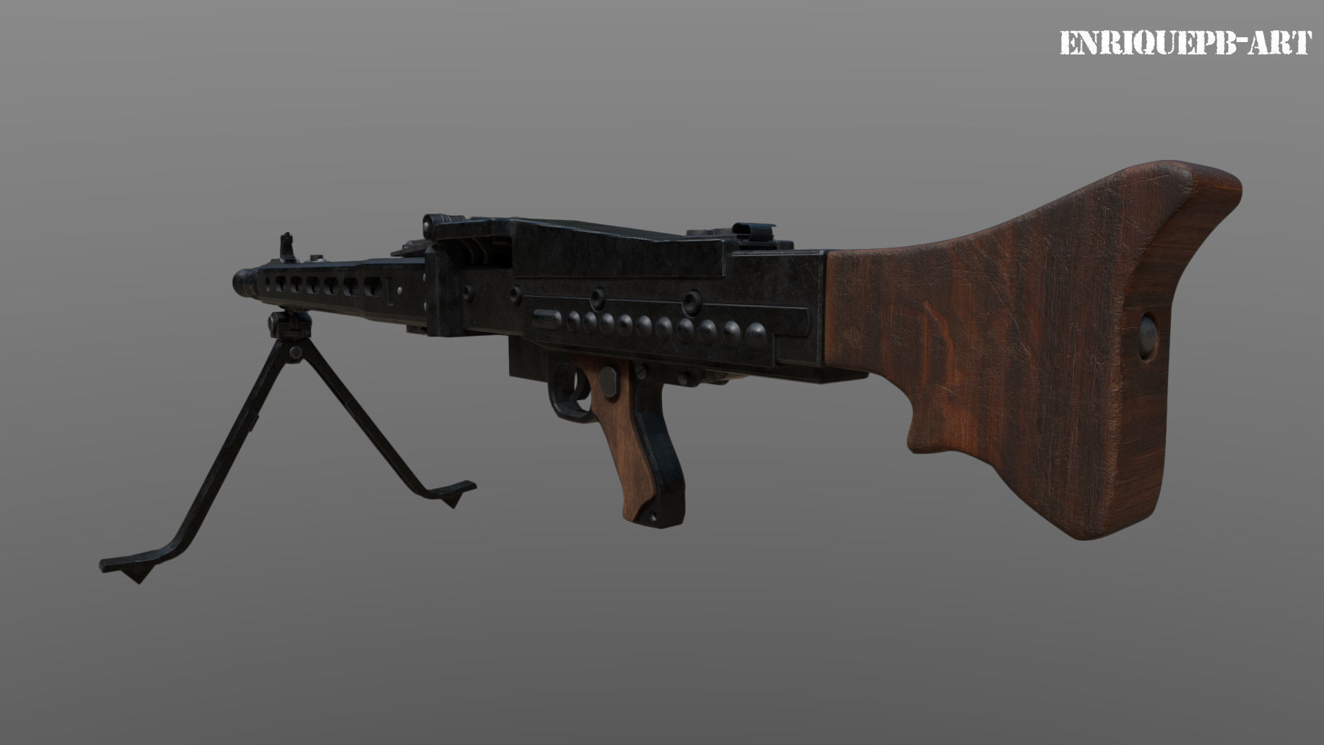 MG-42 1942 3D model_6