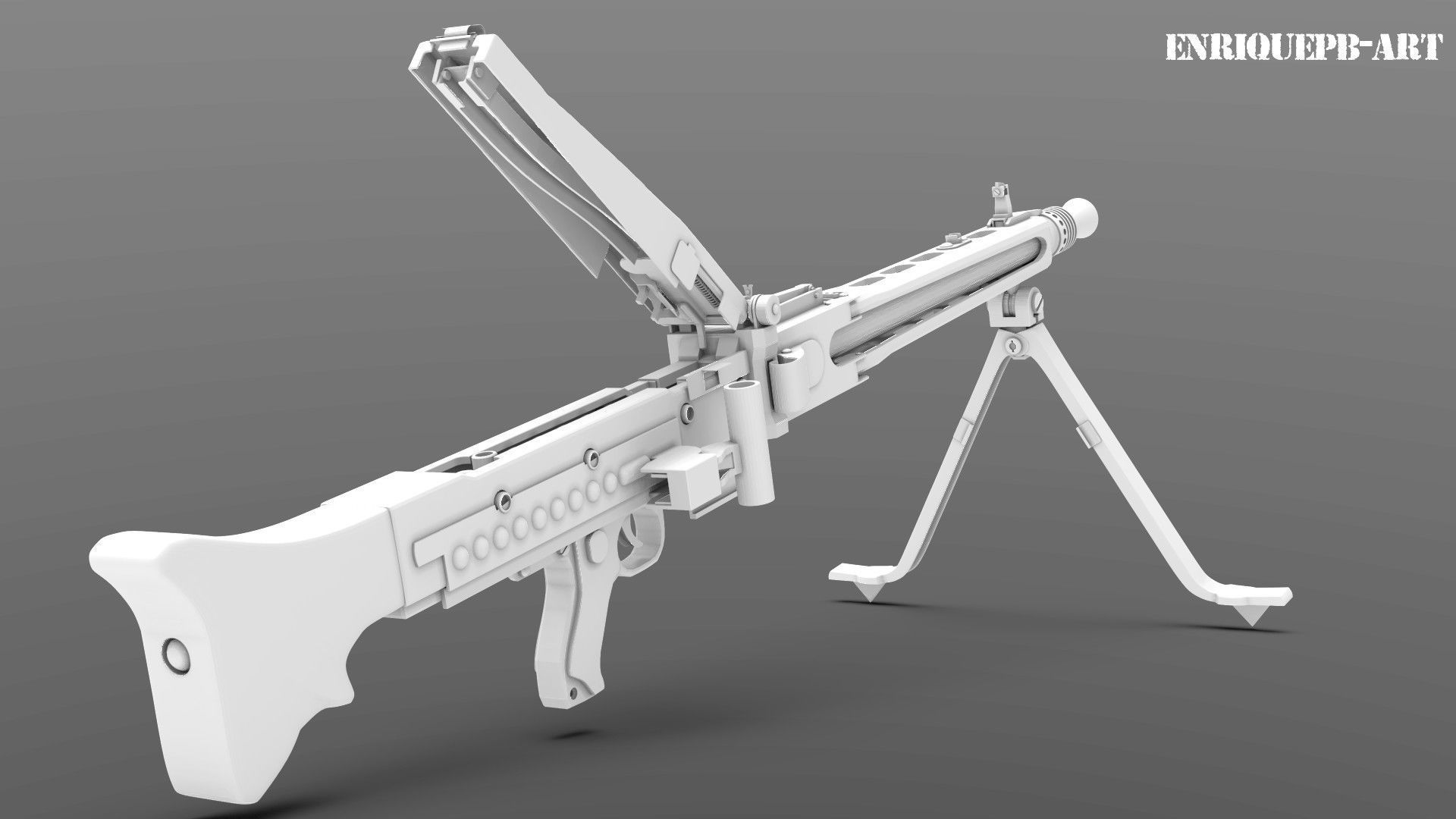 MG-42 1942 3D model_21