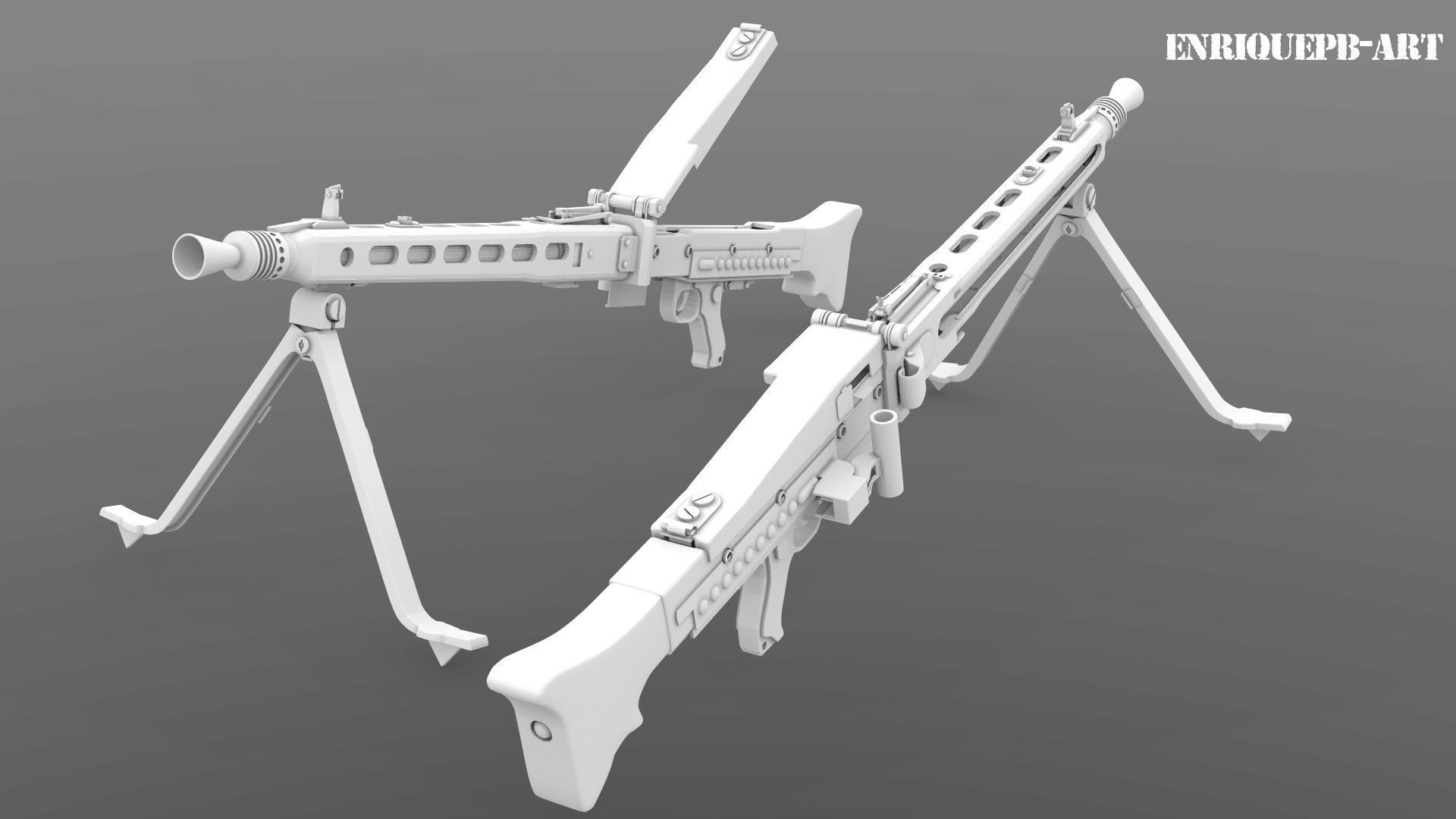 MG-42 1942 3D model_12