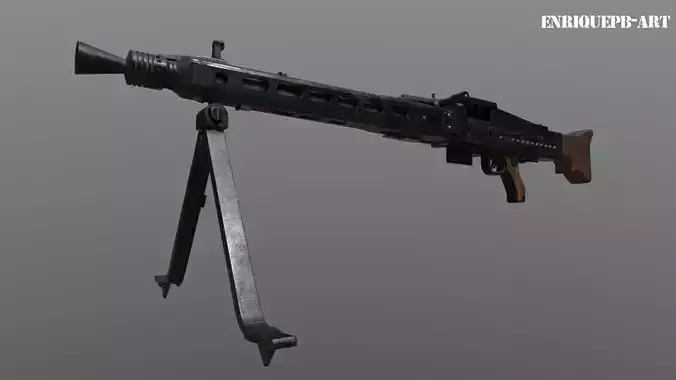 MG-42 1942 3D model