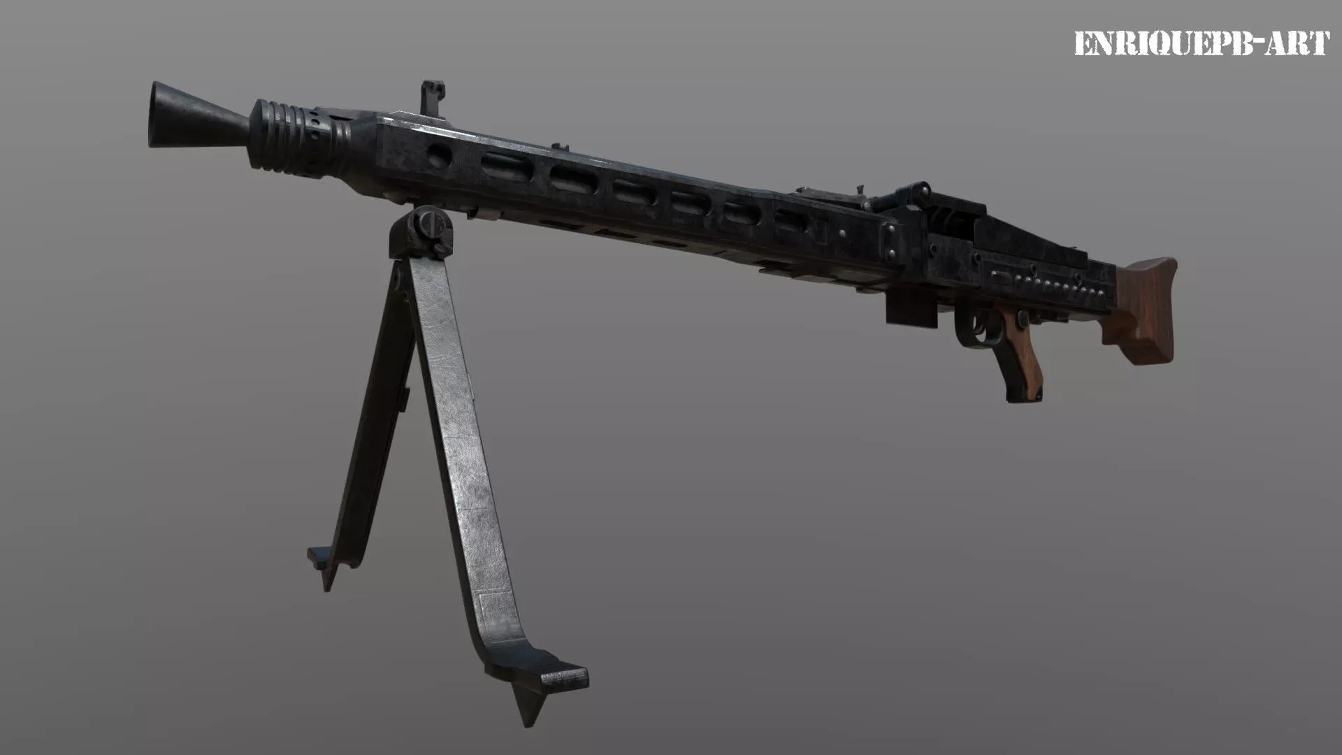 MG-42 1942 3D model_0