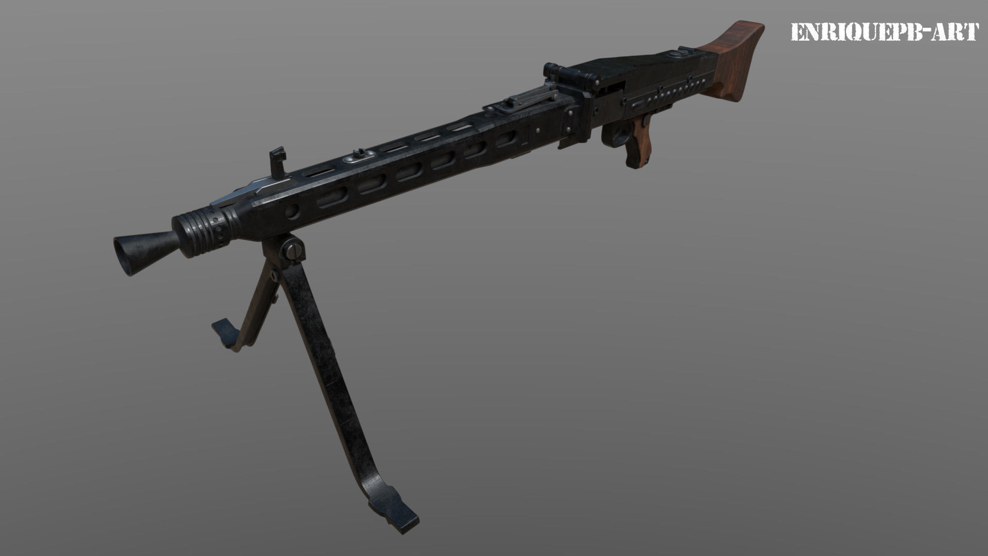 MG-42 1942 3D model_8