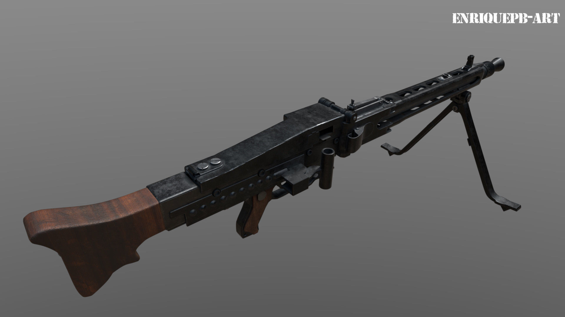 MG-42 1942 3D model_9
