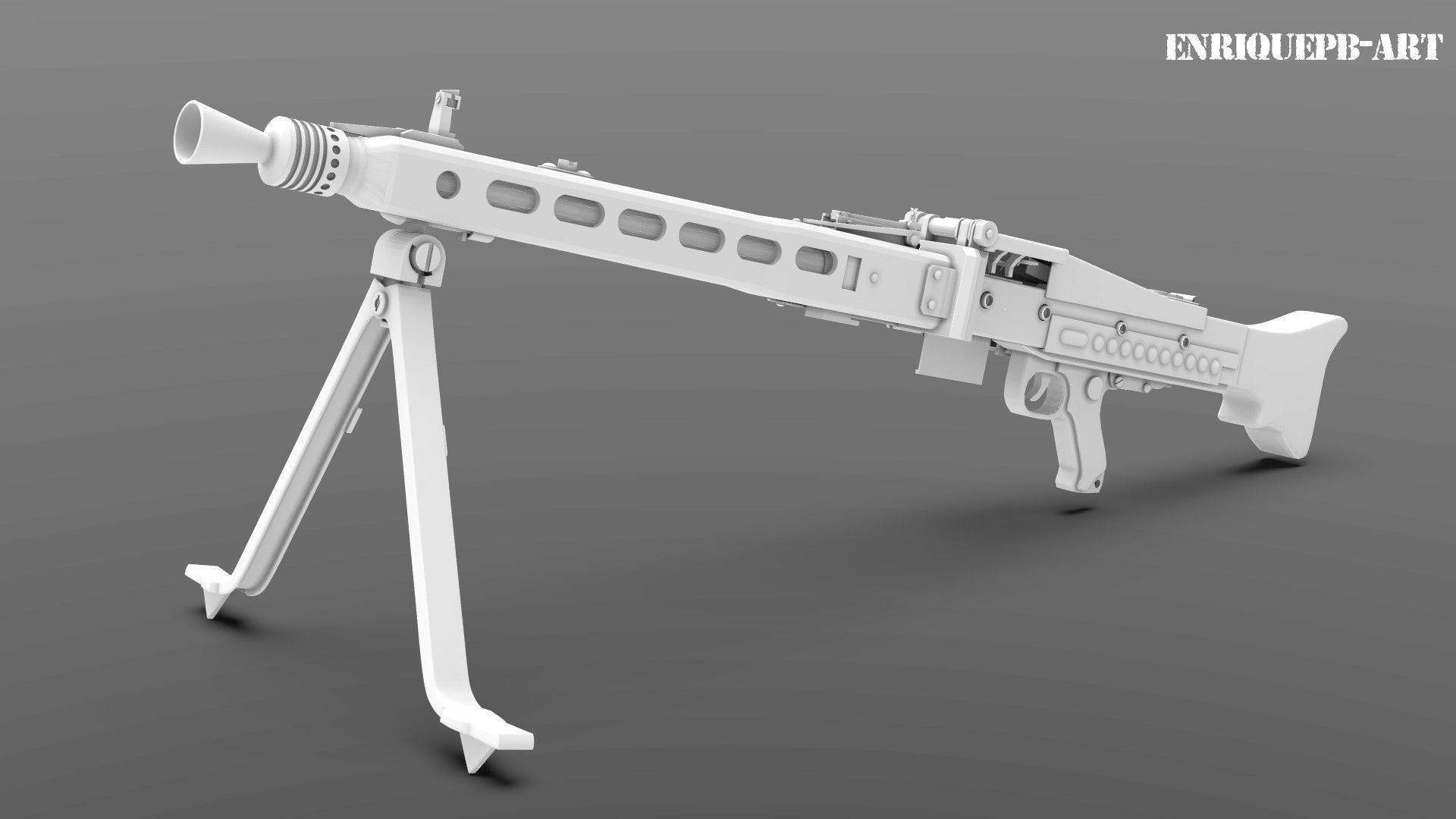 MG-42 1942 3D model_16