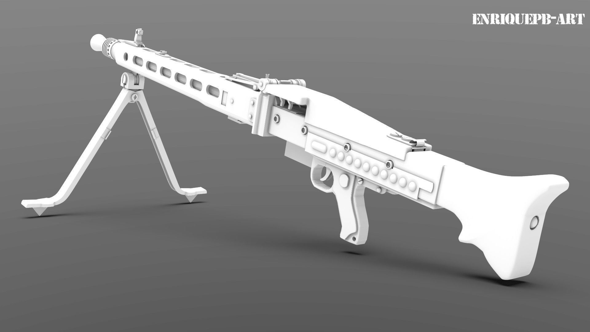 MG-42 1942 3D model_17