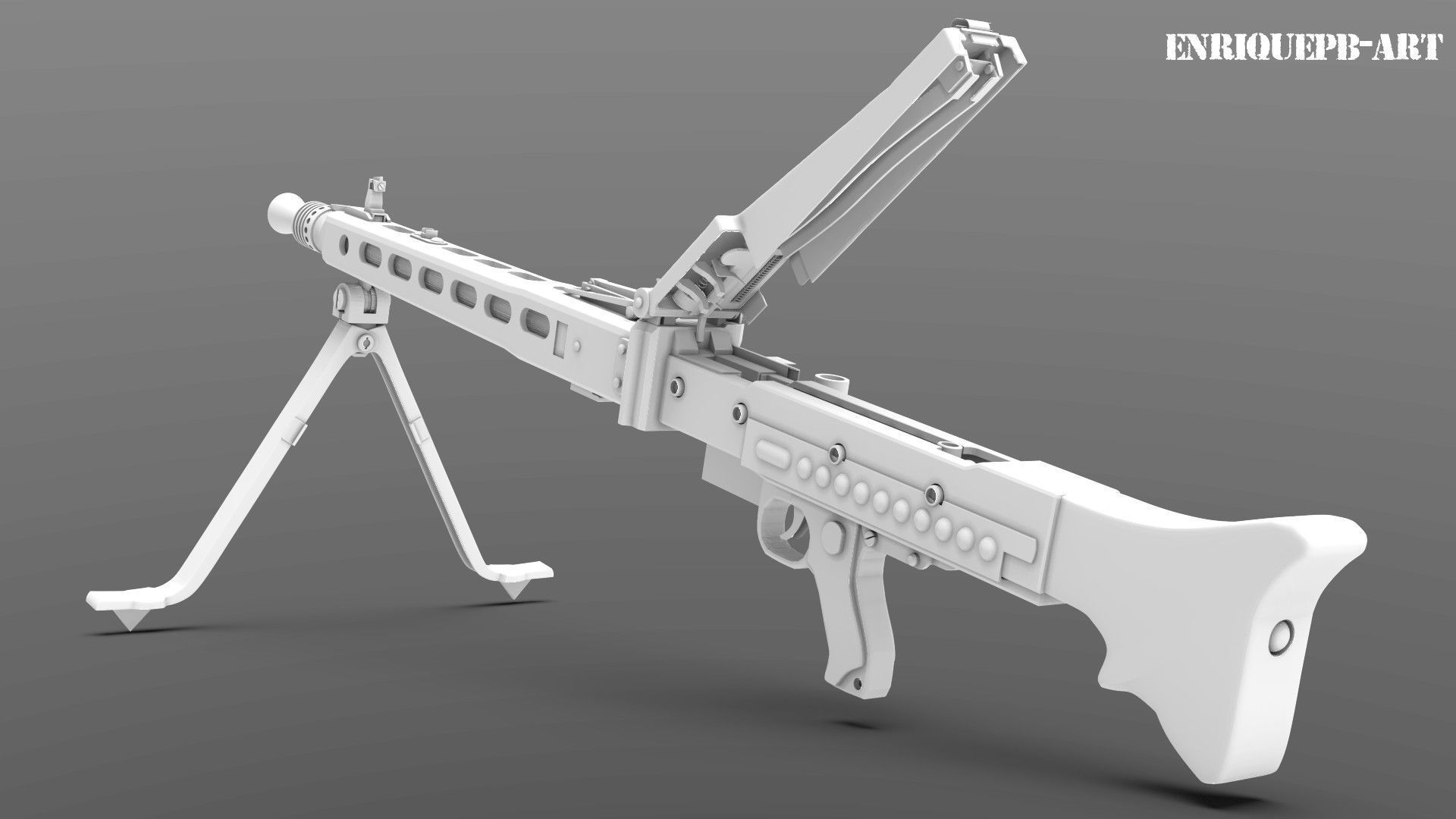 MG-42 1942 3D model_22