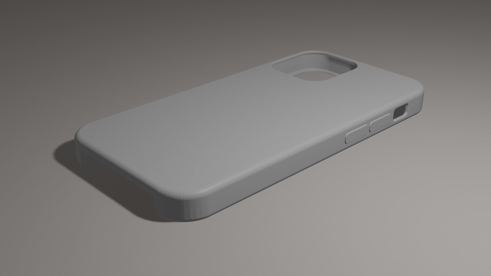 Apple Iphone 12 mini TPU case 3D print model_3