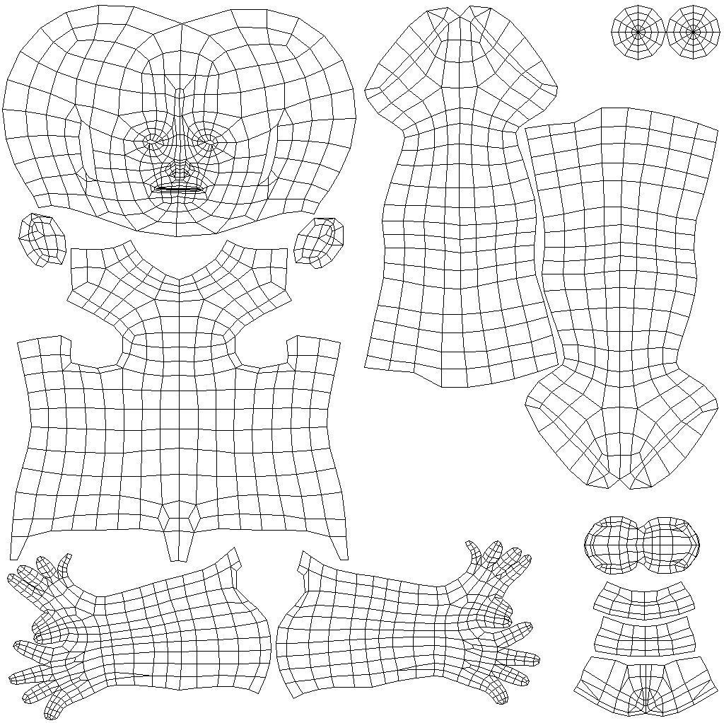 Boy Basemesh - Rigged Low-poly 3D model_10