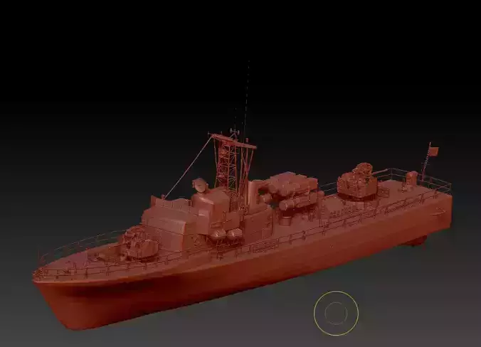 Rocket launcher gun ship