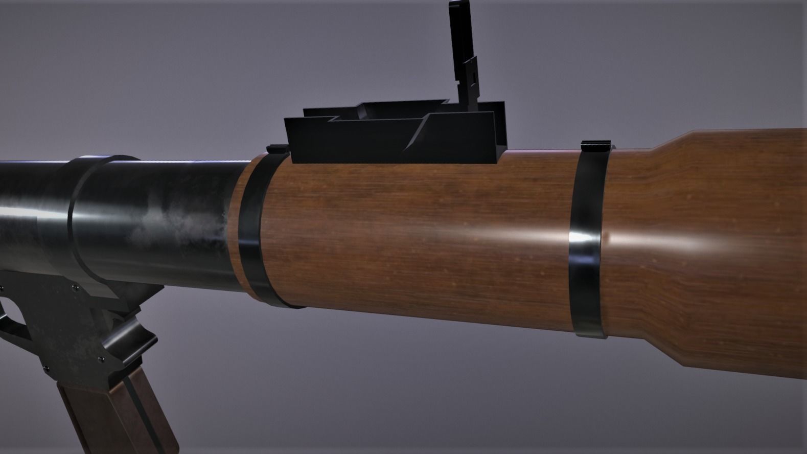 RPG 7 Launcher Low-poly 3D model_5