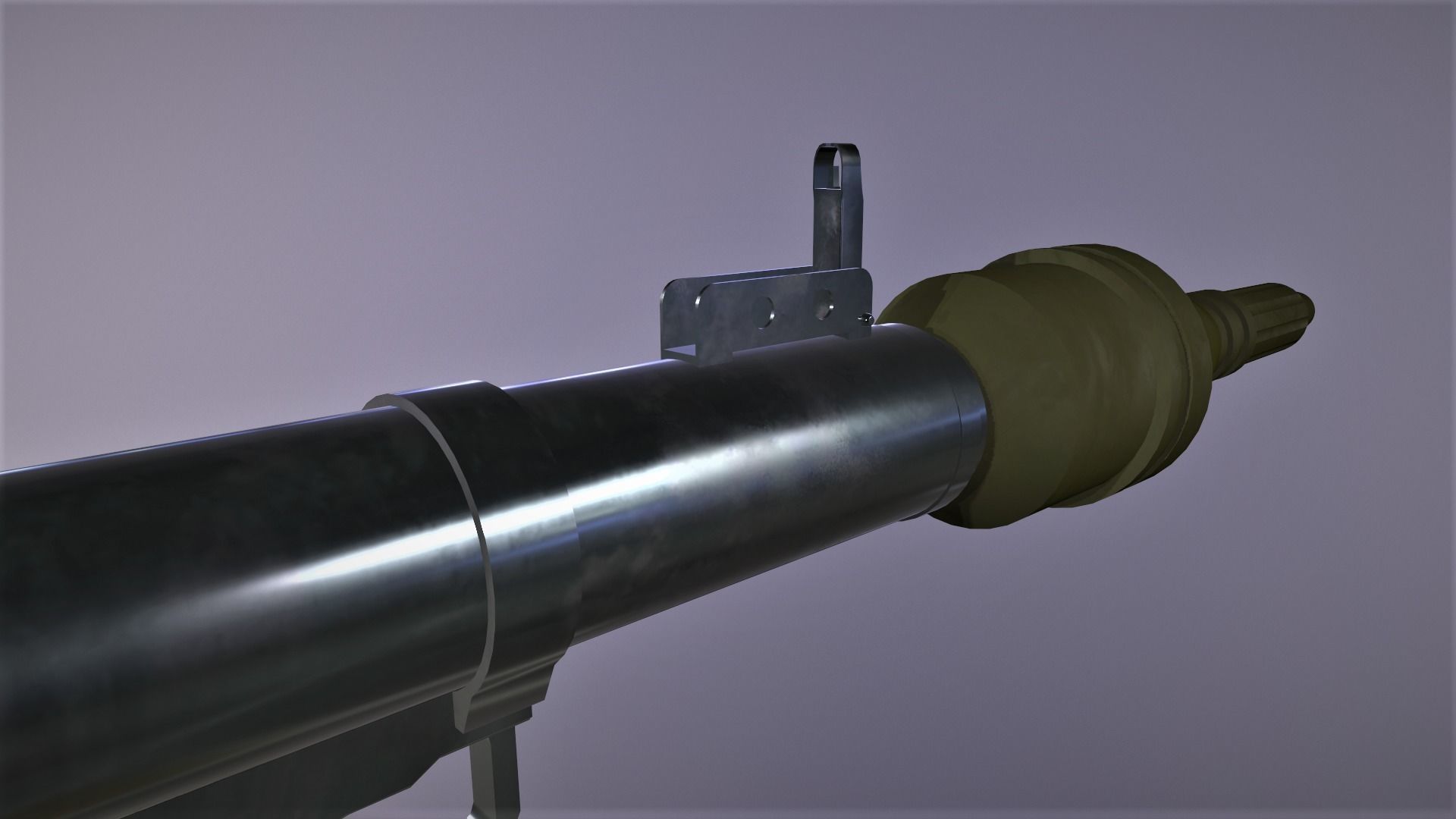 RPG 7 Launcher Low-poly 3D model_10
