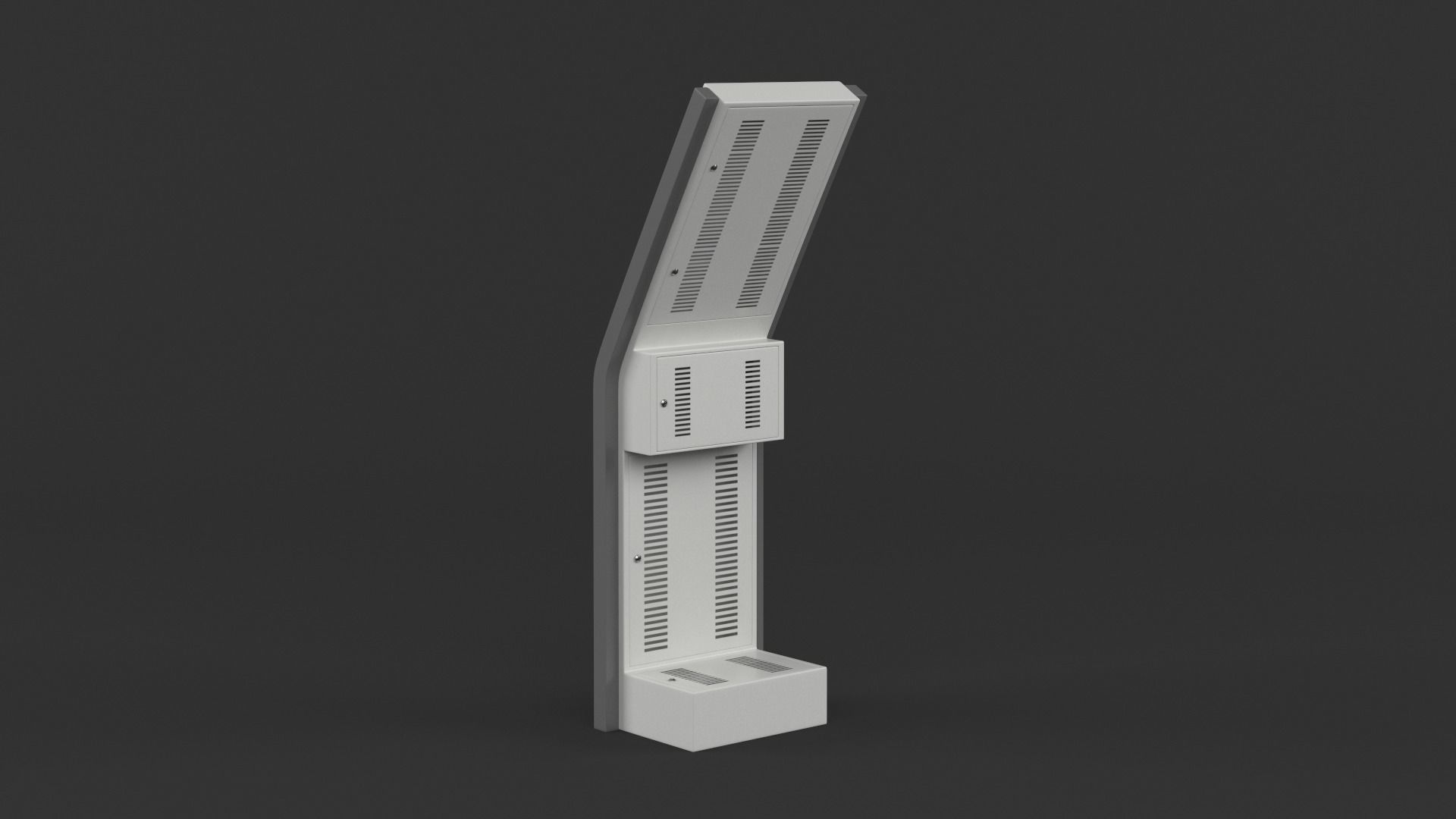 Information Kiosk 3D model_4