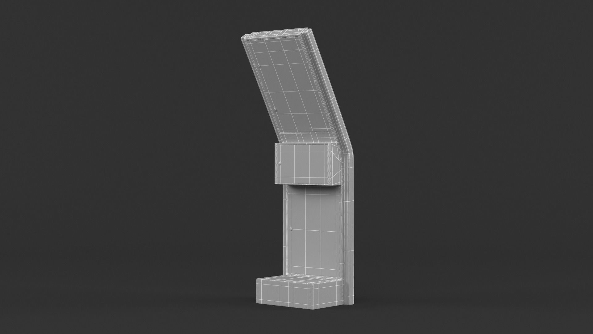 Information Kiosk 3D model_12