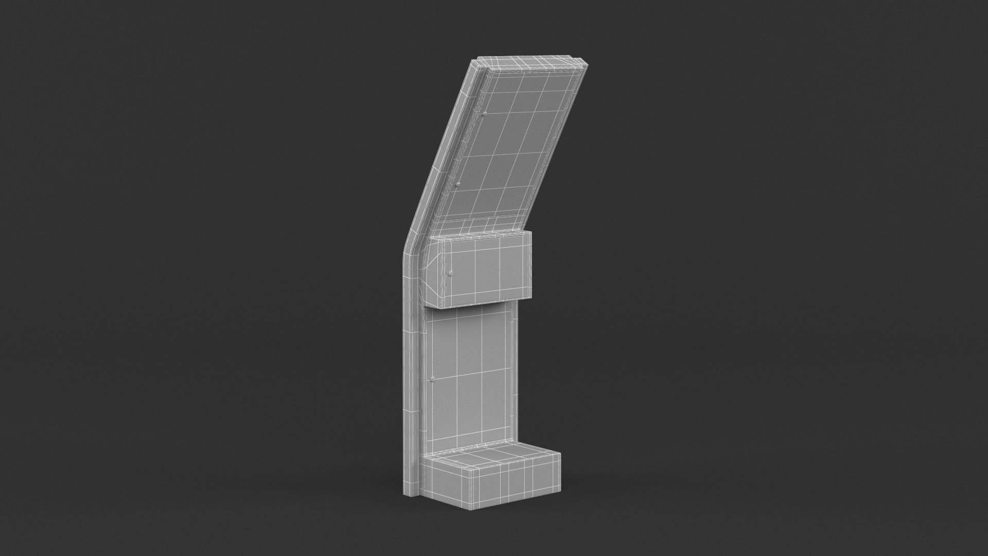Information Kiosk 3D model_11