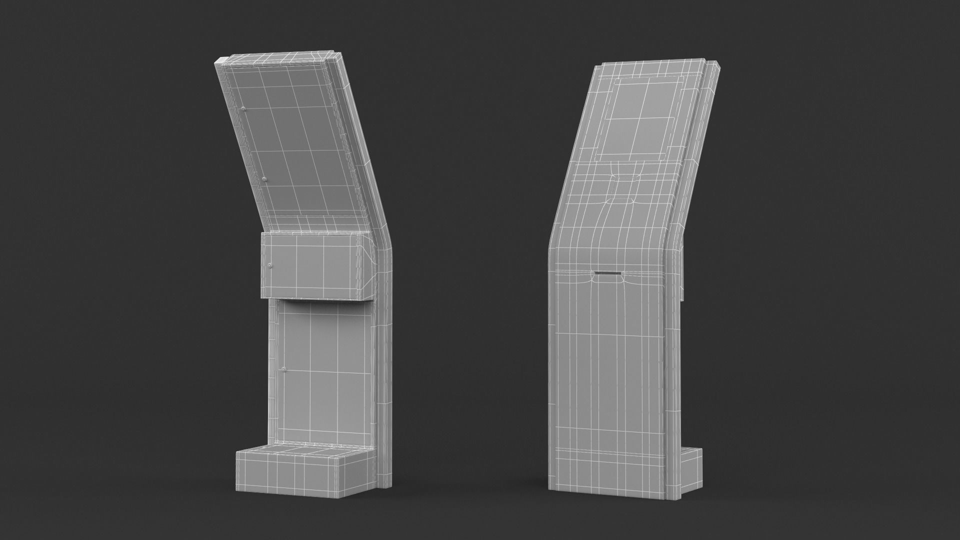 Information Kiosk 3D model_7