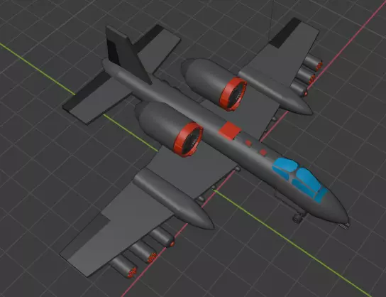 A-10 Warthog Wannabe 3D model_0