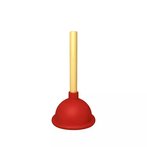 Plunger Cartoon 3D model