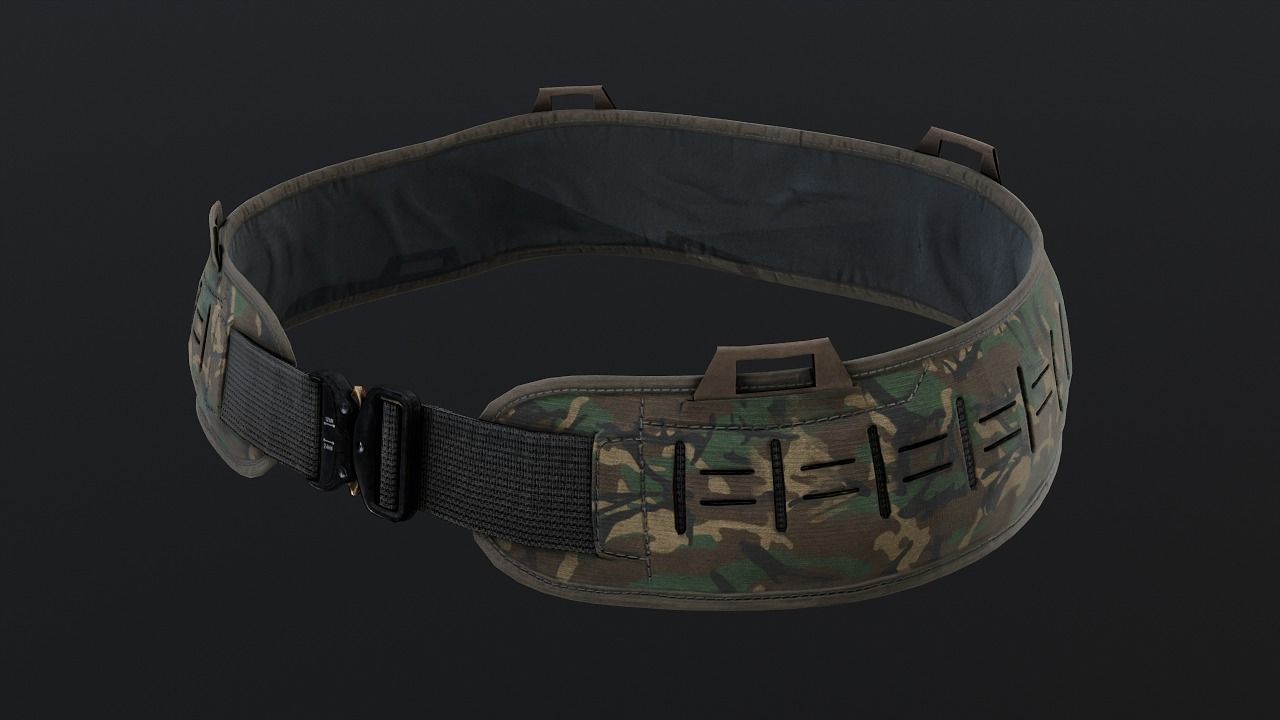 PT4 belt Low-poly 3D model_3