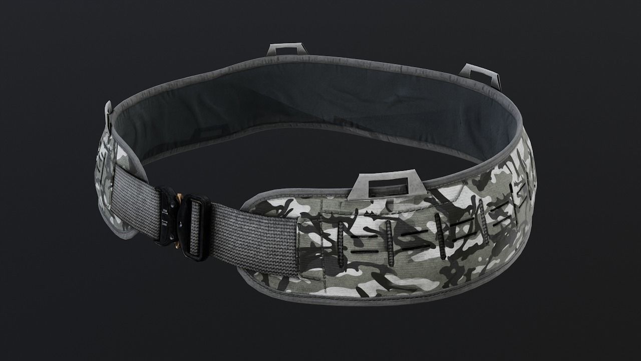 PT4 belt Low-poly 3D model_4