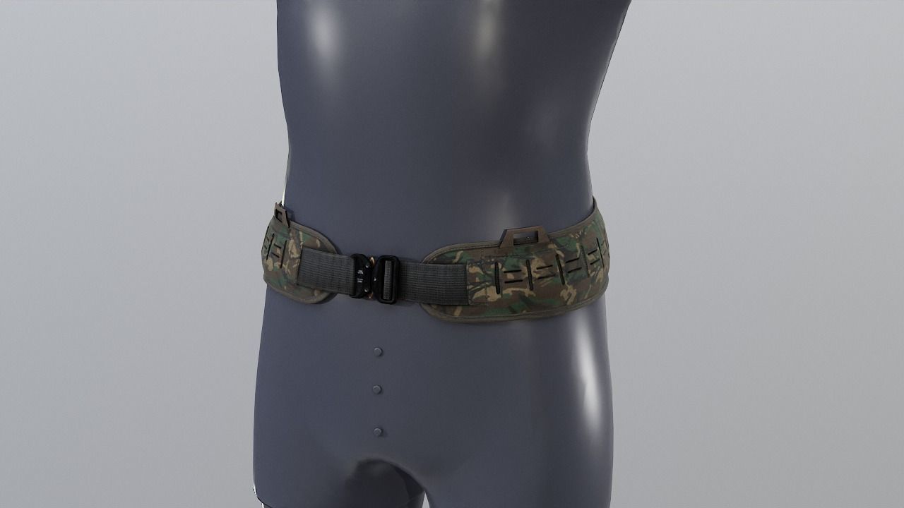 PT4 belt Low-poly 3D model_6