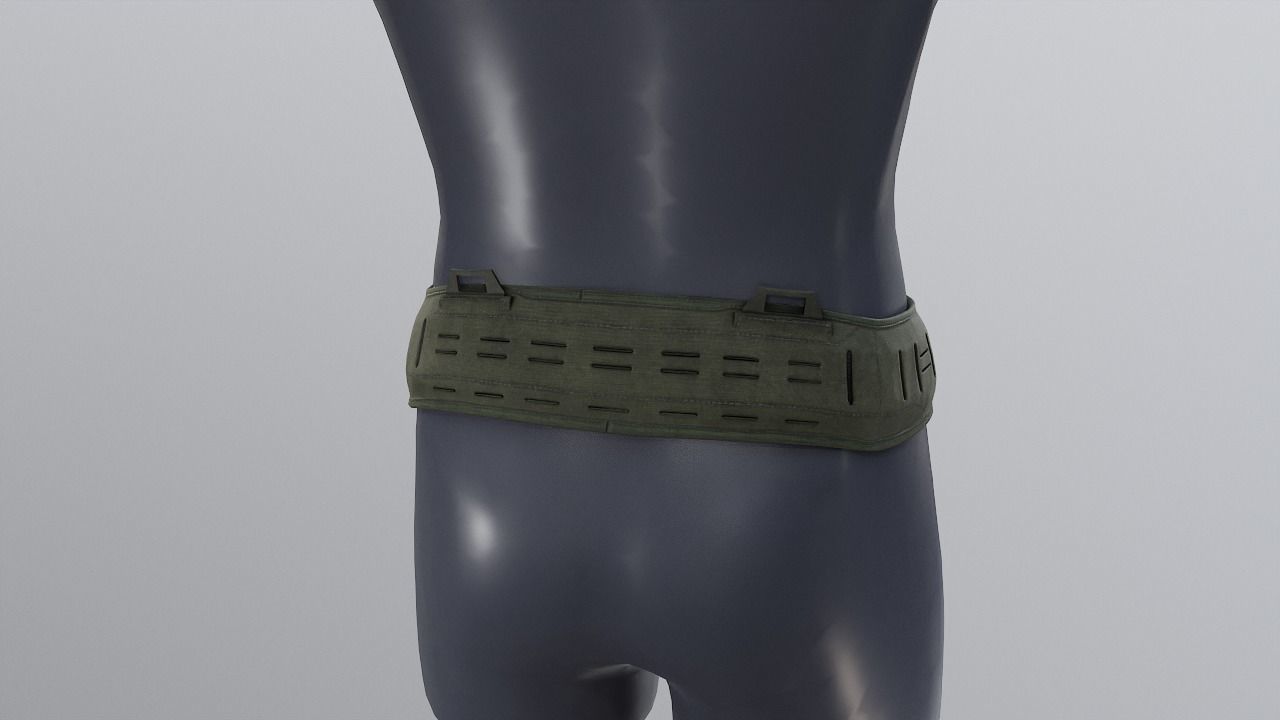 PT4 belt Low-poly 3D model_8