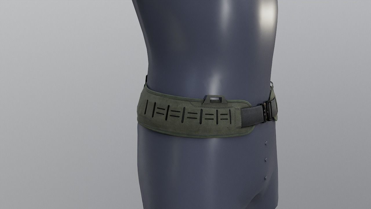 PT4 belt Low-poly 3D model_9