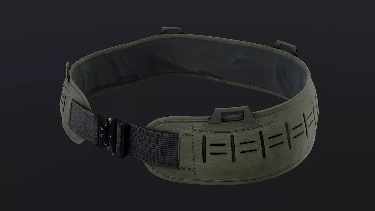 PT4 belt Low-poly 3D model_0