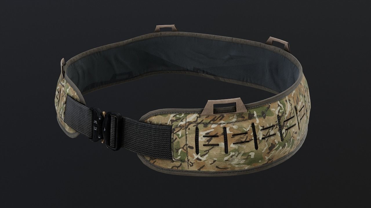 PT4 belt Low-poly 3D model_2