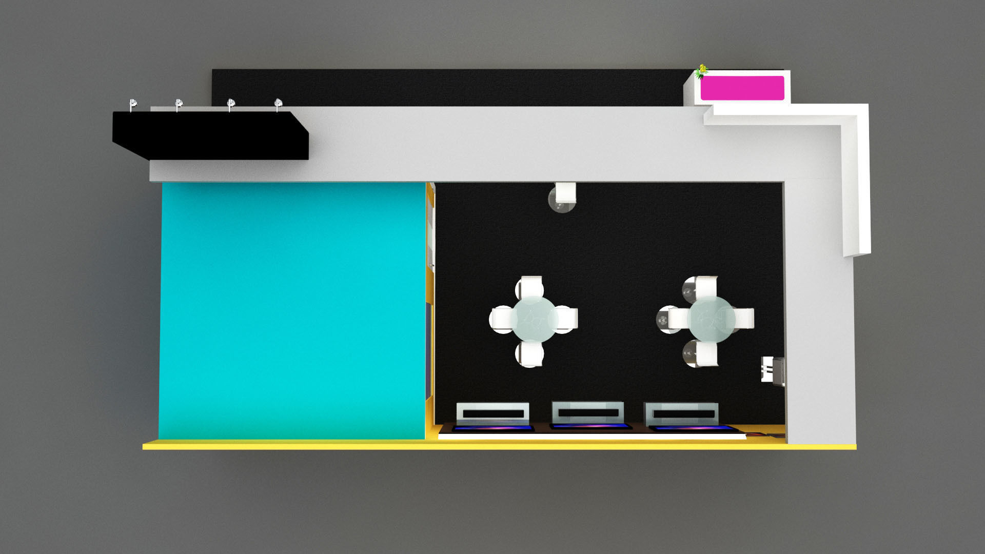 Stall Exhibition stand  3D model_5