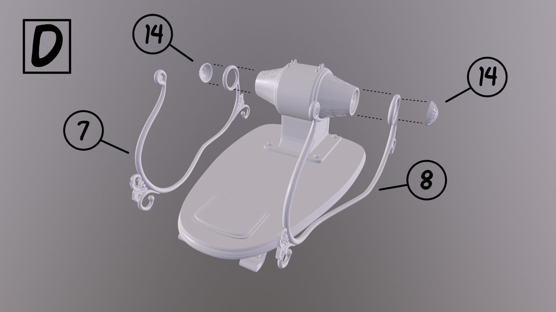 The Time Machine 3D print model_11