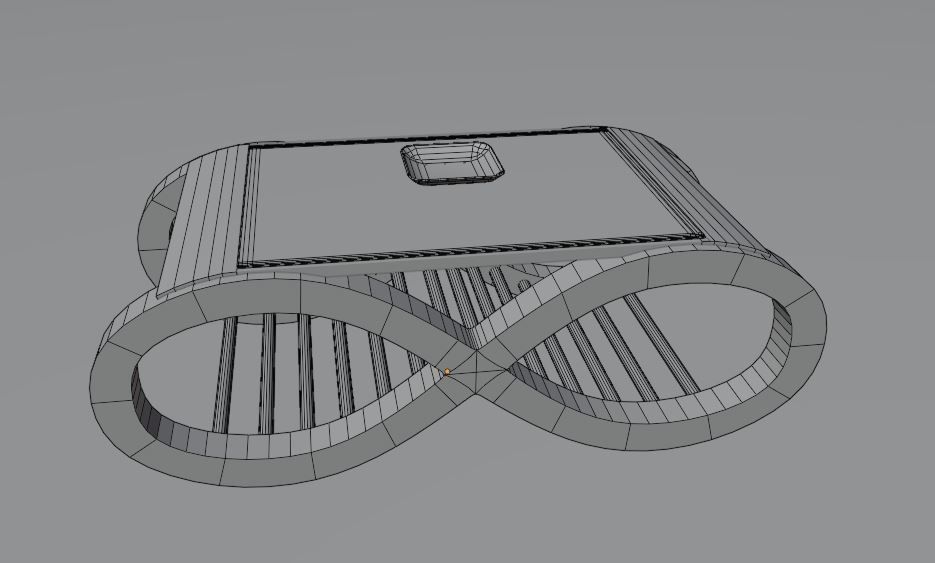 Tae Table 3d obj fbx stl dae Blender file Low-poly 3D model_5