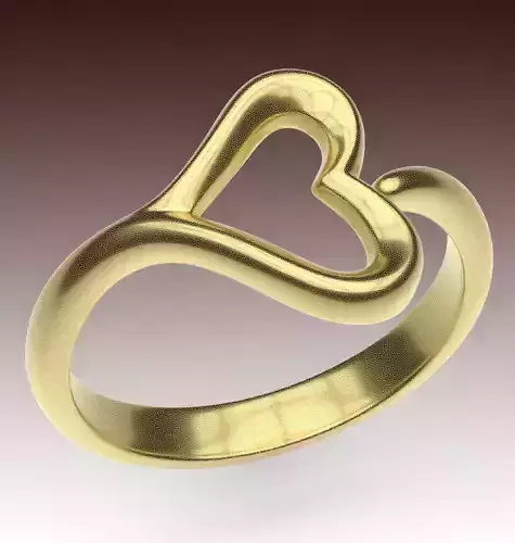Ring Open Heart