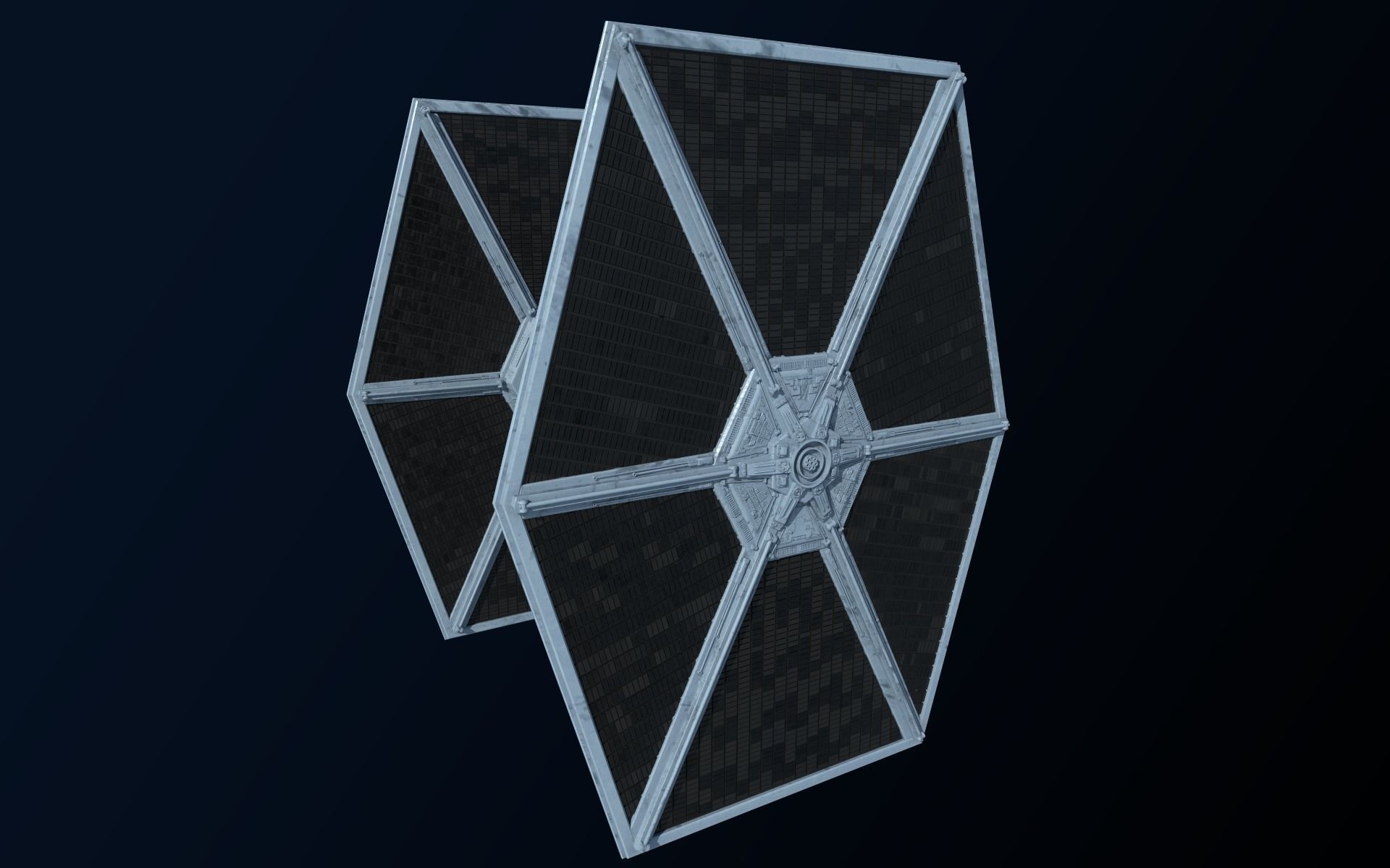 Star Wars Tie Fighter 3D model_3
