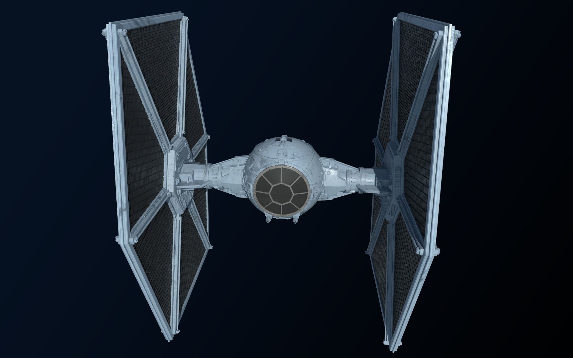 Star Wars Tie Fighter 3D model_2