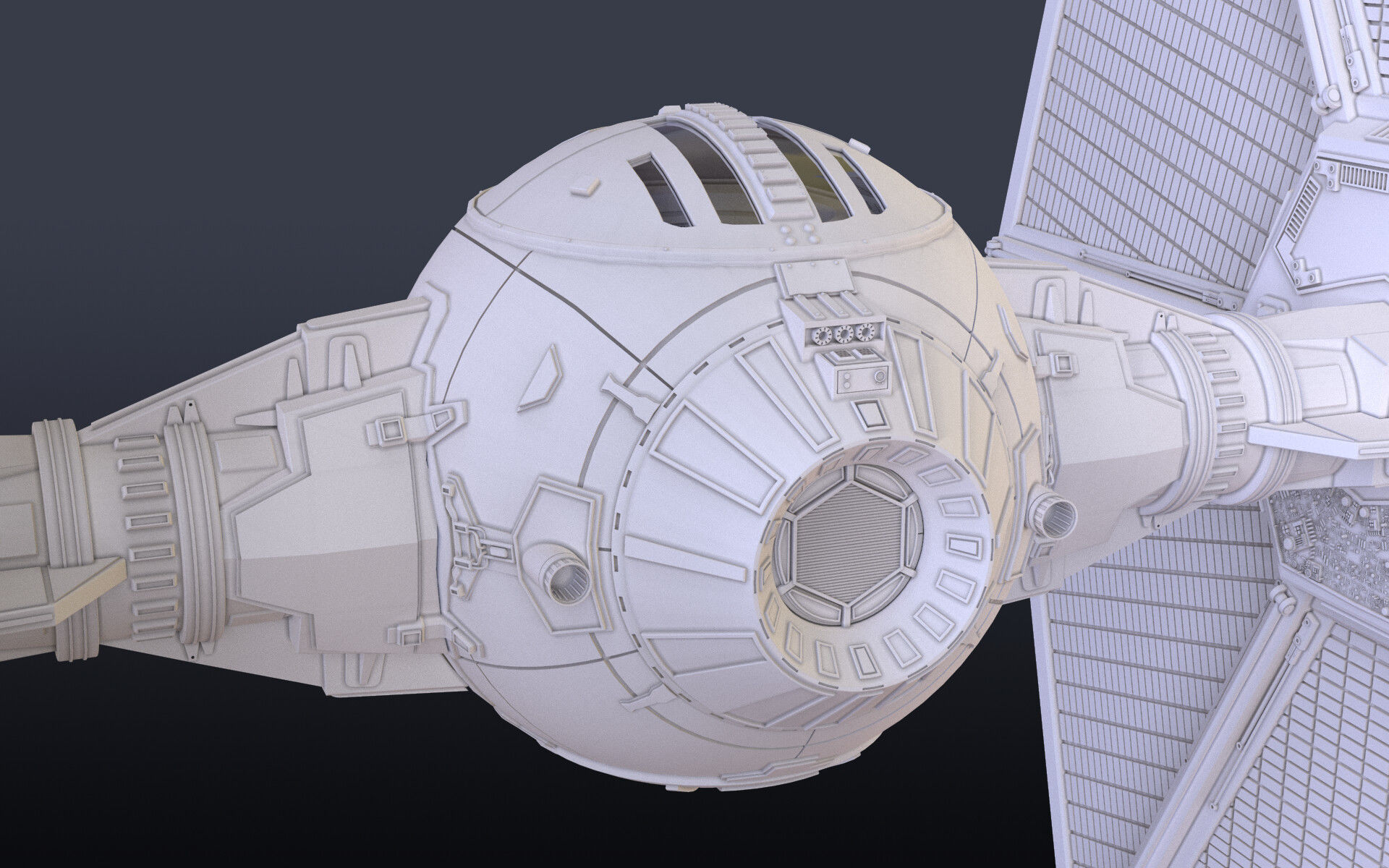 Star Wars Tie Fighter 3D model_12