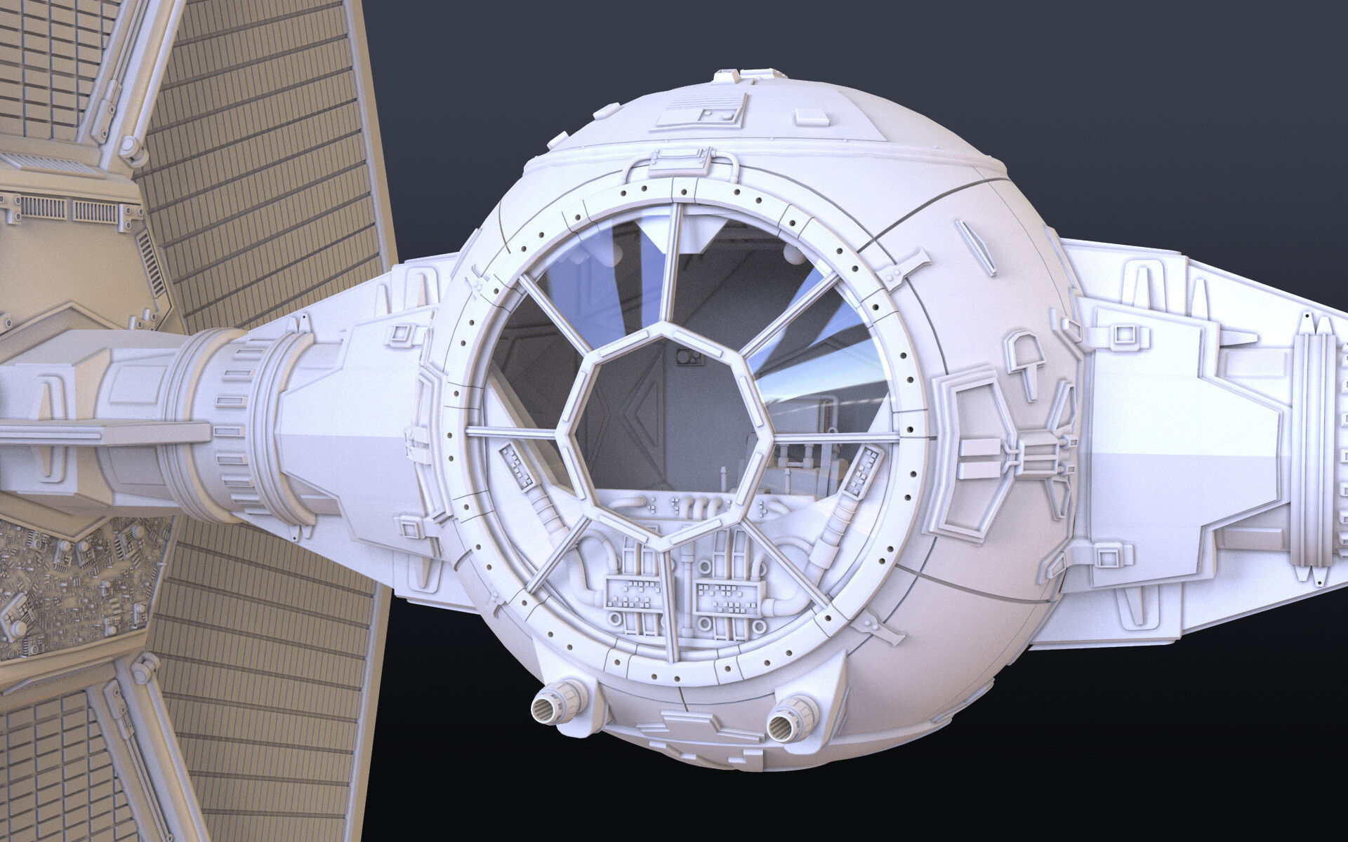 Star Wars Tie Fighter 3D model_11