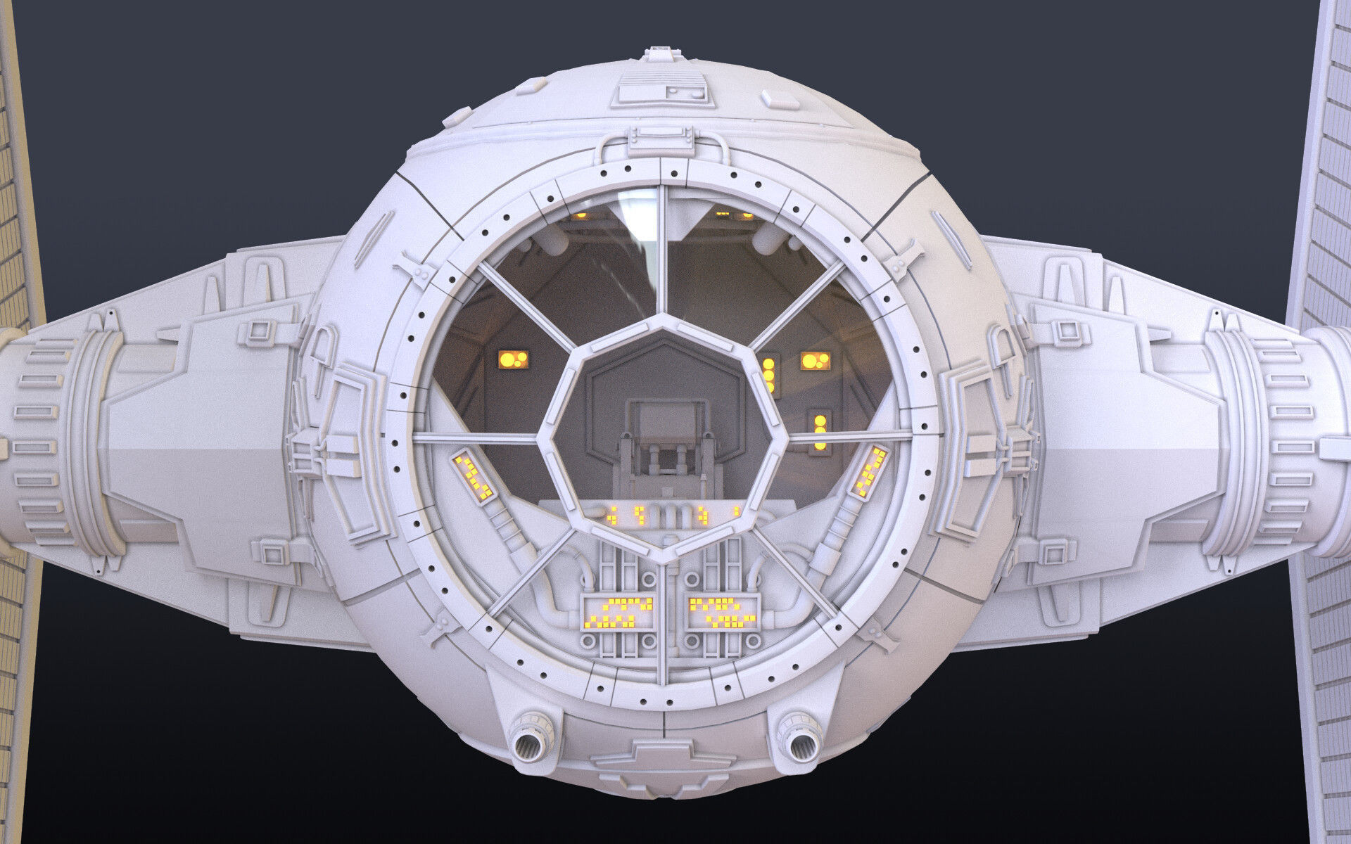 Star Wars Tie Fighter 3D model_13