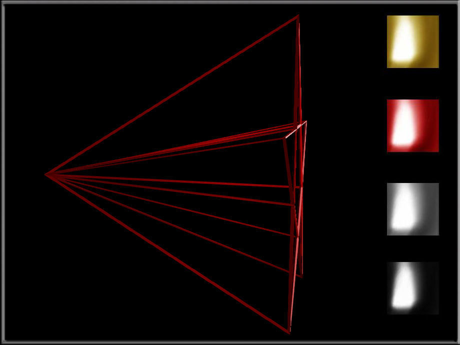 Wire Star Low-poly 3D model_5