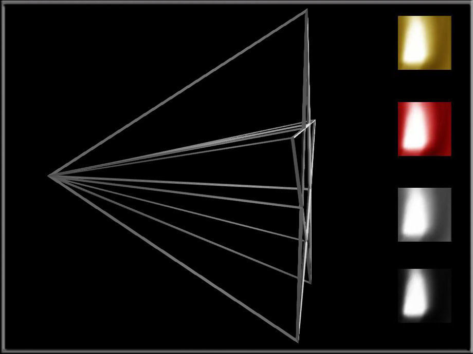 Wire Star Low-poly 3D model_4