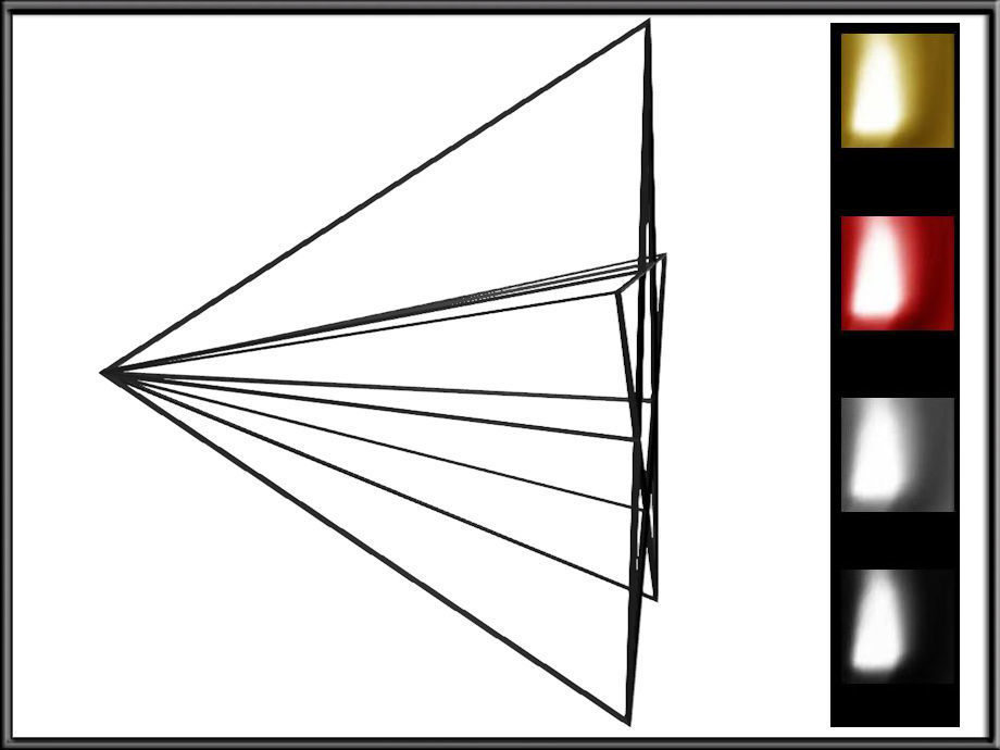 Wire Star Low-poly 3D model_7