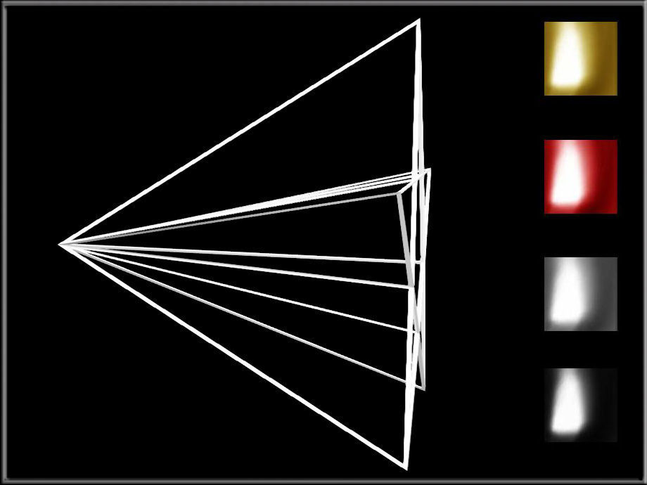 Wire Star Low-poly 3D model_6