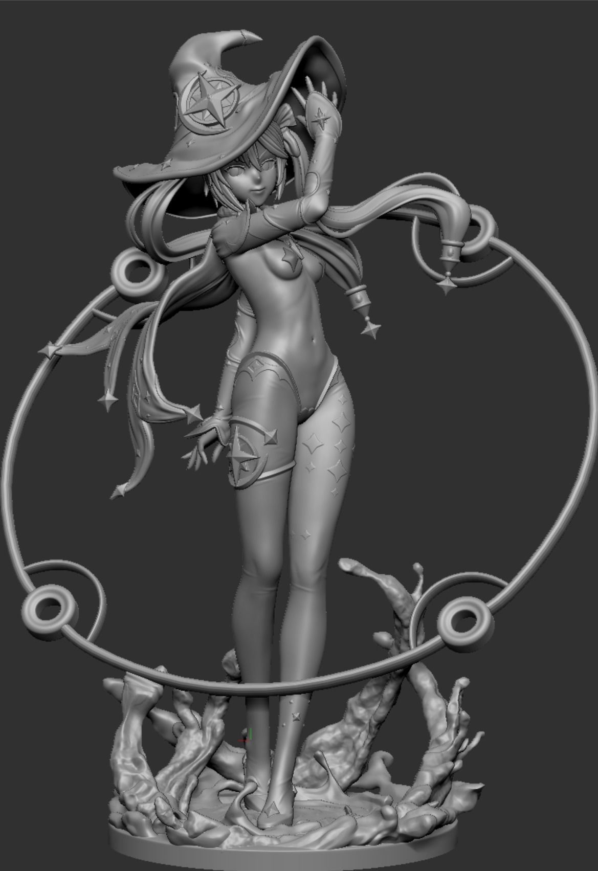 Mona Genshin Impact NSFW -NUDE- HIDEF KEYED  3D print model_8