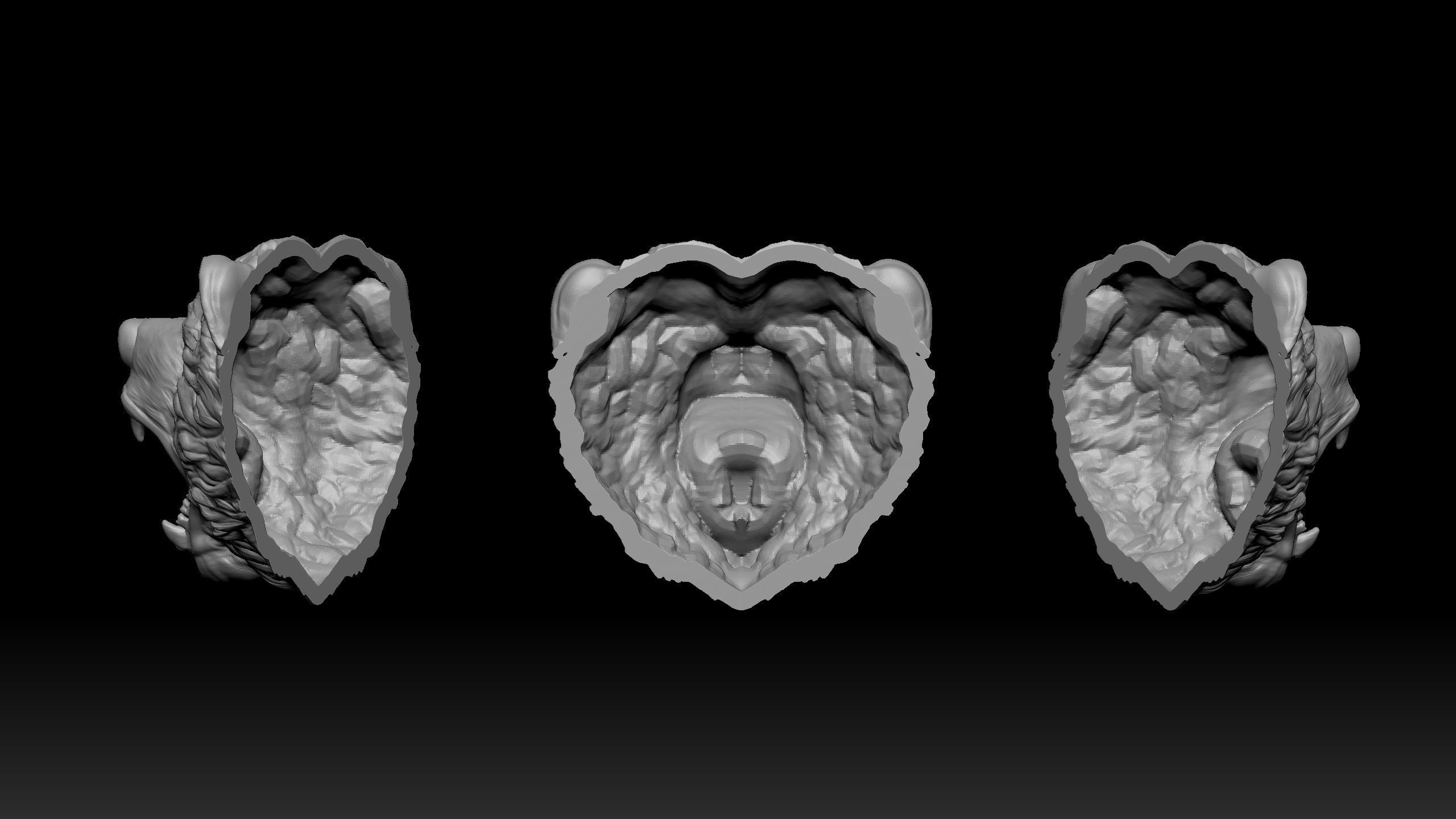 Angry Bear 3D print model_2