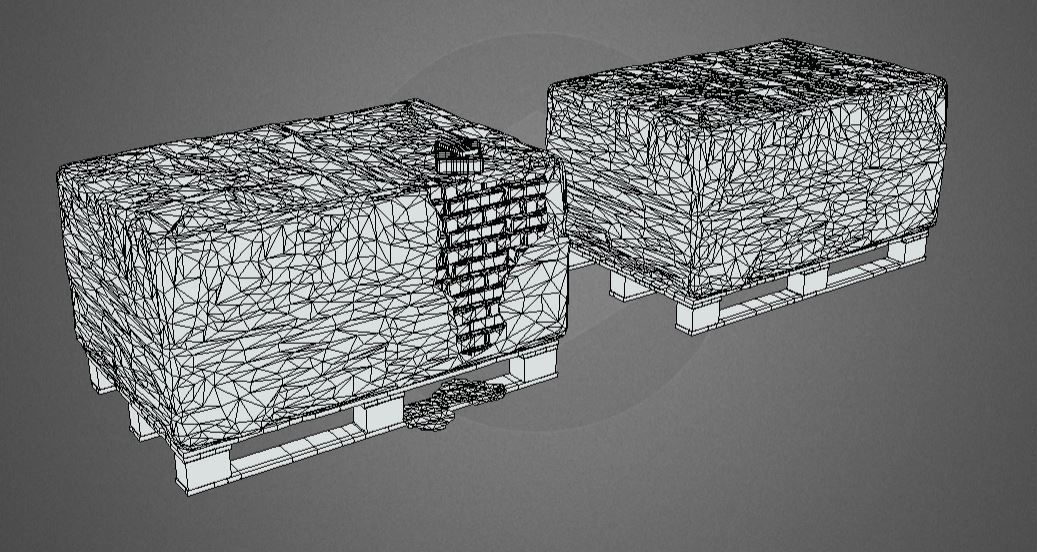 Cocaine and Money Pack Low-poly 3D model_4