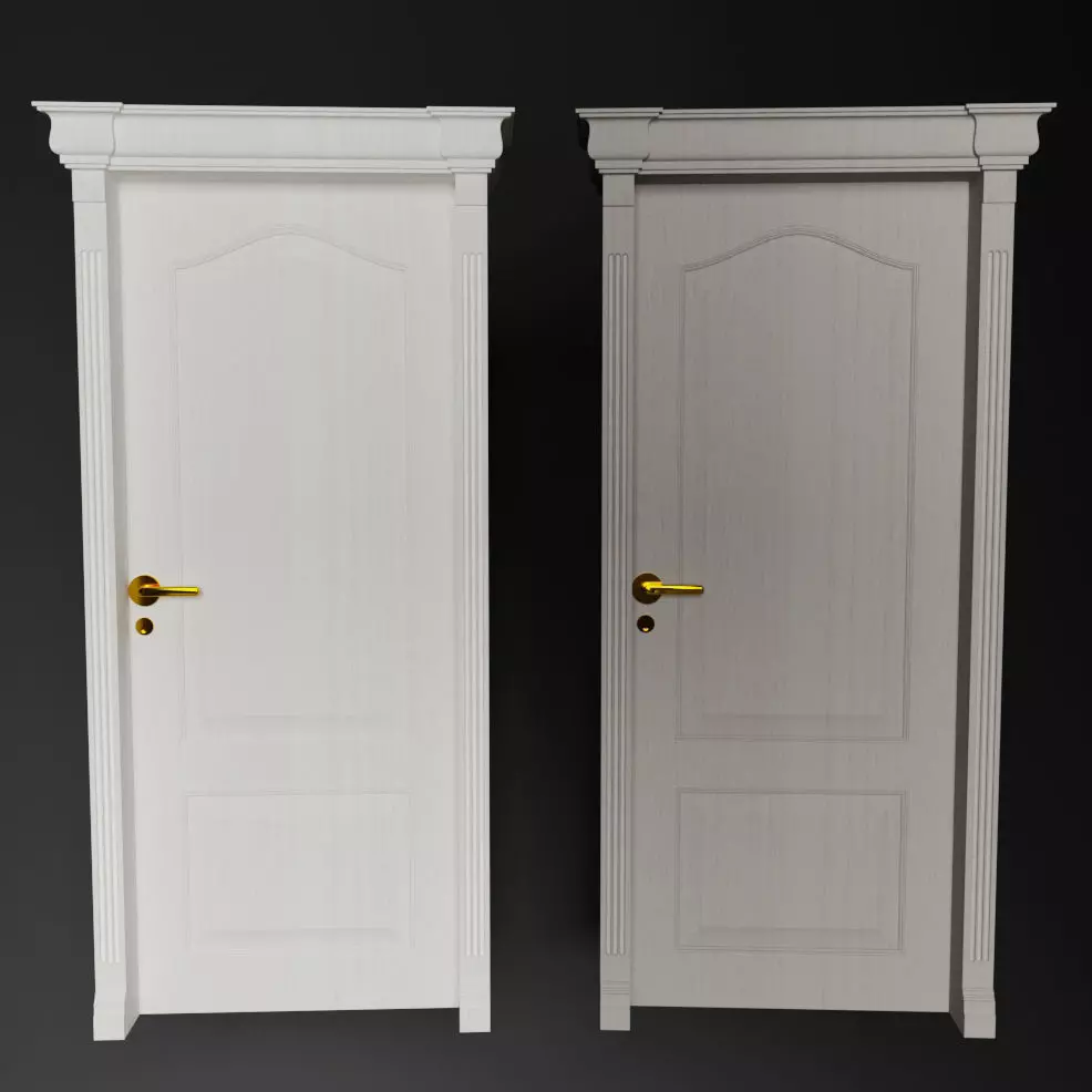 Elite door 3D model_0