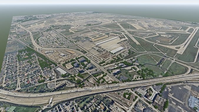 OHare International Airport 3D model