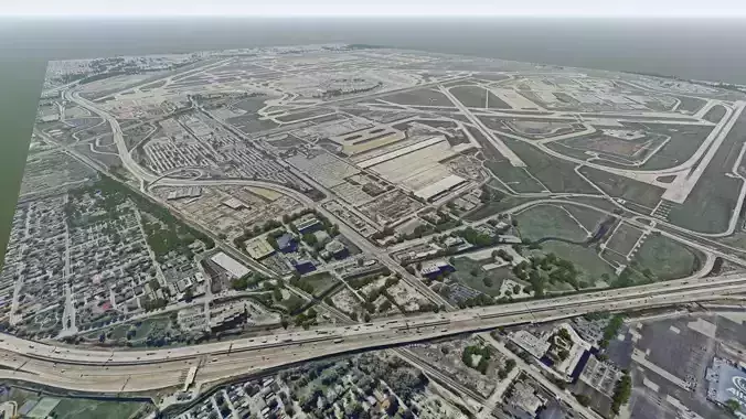 OHare International Airport 3D model