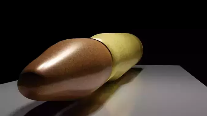 50 cal Round 3D model