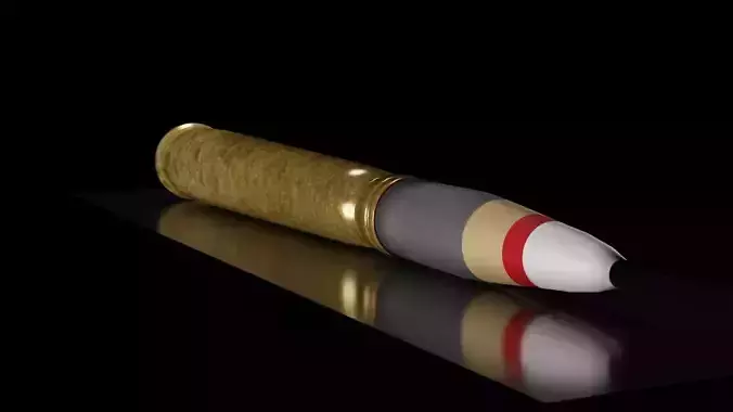40mm L70 Bofors Round 3D model